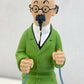 Tintin Figurines Officielle # 57 Calculus on Motorskates Herge model Figure