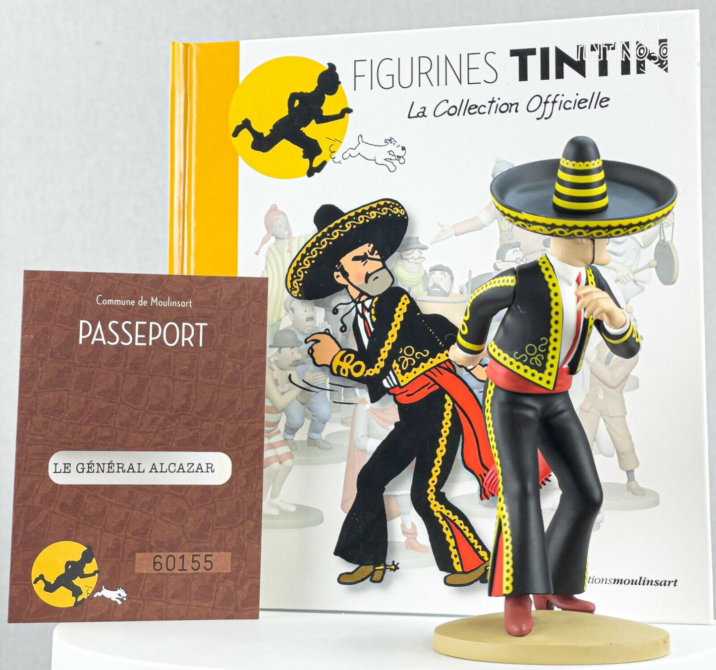 Tintin Figurine Officielle # 10 Alcazar as Ramon Herge model Moulinsart Figure