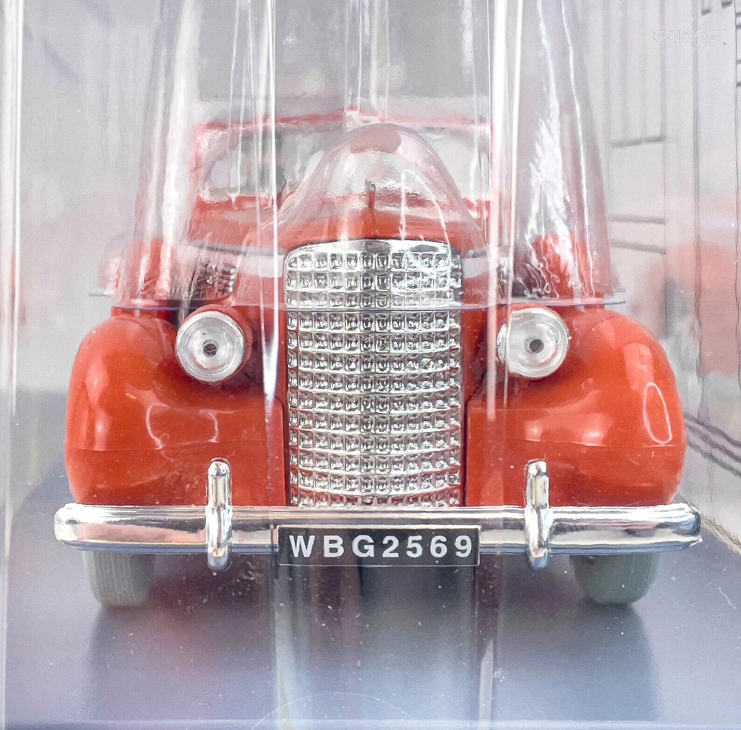 HACHETTE TINTIN 1/24 29903 New Delhi Taxi: Cadillac Fleetwood Model Car #3 Tibet