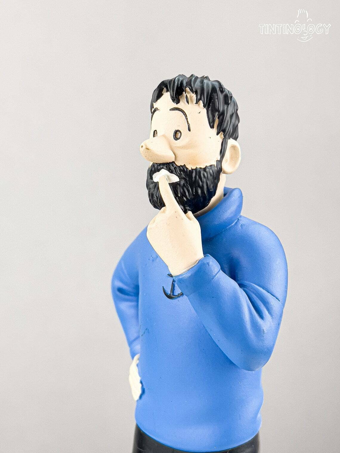 Tintin Figurine Officielle # 2 Haddock Pondering Herge model Moulinsart Figure