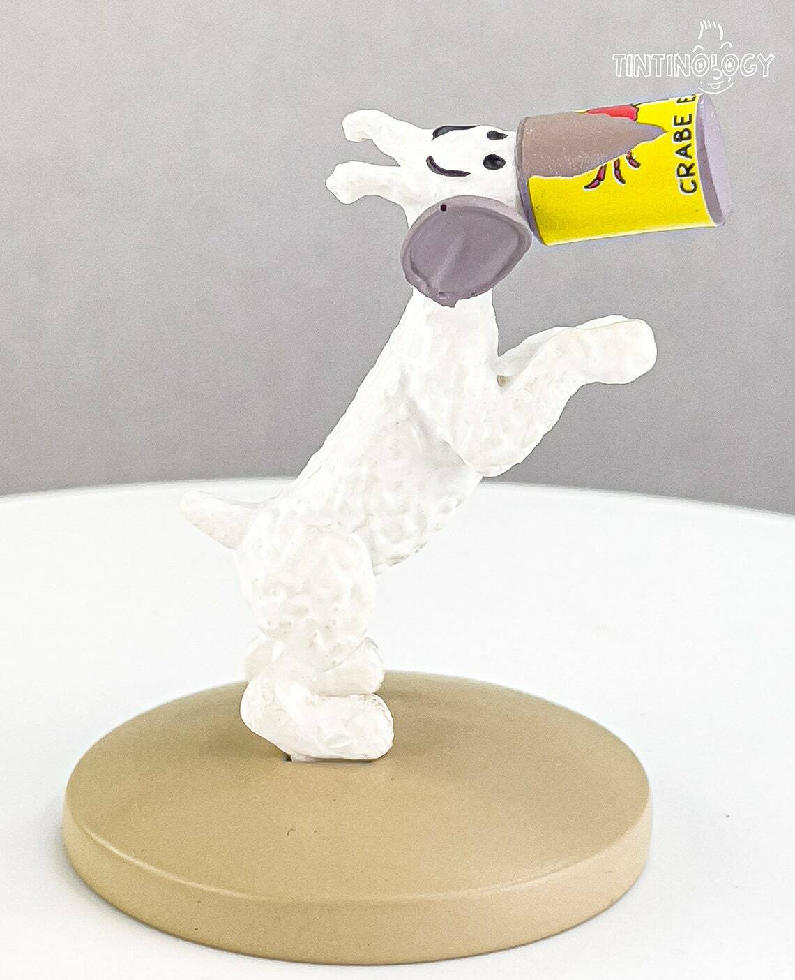 Tintin Figurine Officielle # 19 Snowy & Crab Tin: Golden Claws Herge ML Figure