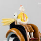 Pixi Figurines 4513: Tintin & Snowy in Rickshaw 1991 Blue Lotus Metal Figure