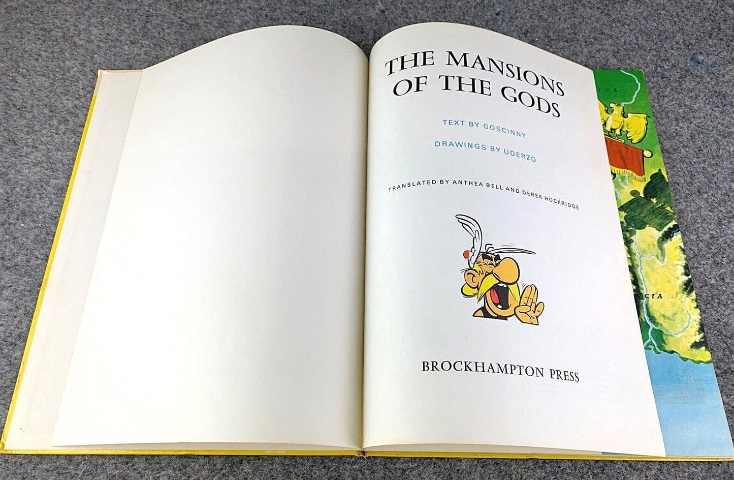 Asterix: Mansions of the Gods 1973 Brockhampton 1st UK Edition Hardback Book EO Uderzo