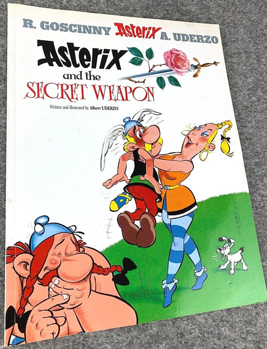 Asterix & Secret Weapon - 2000s Orion/Sphere UK Edition Paperback Book EO Uderzo