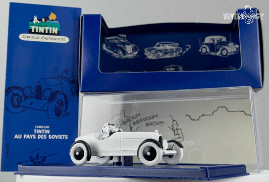 ATLAS TINTIN CAR # 70 L' Amilcar Land of Soviets Soviets Herge model car 1/43