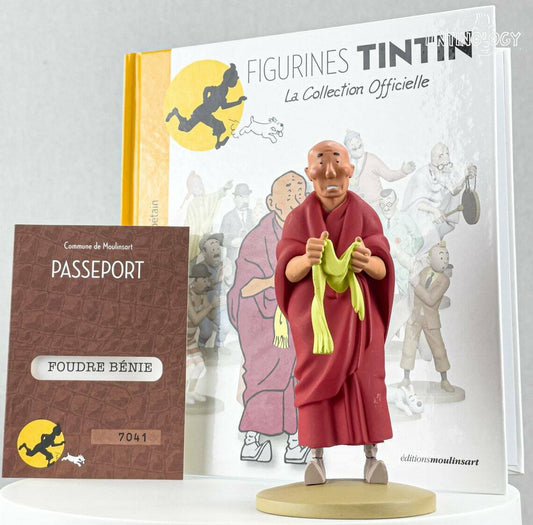 Tintin Figurine Officielle # 29 Monk Blessed Lightning: Tibet Herge model ML