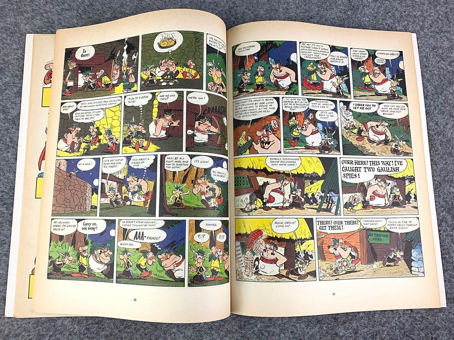 Asterix & the Goths - 1970/80s Hodder/Dargaud UK Edition Paperback Book Uderzo