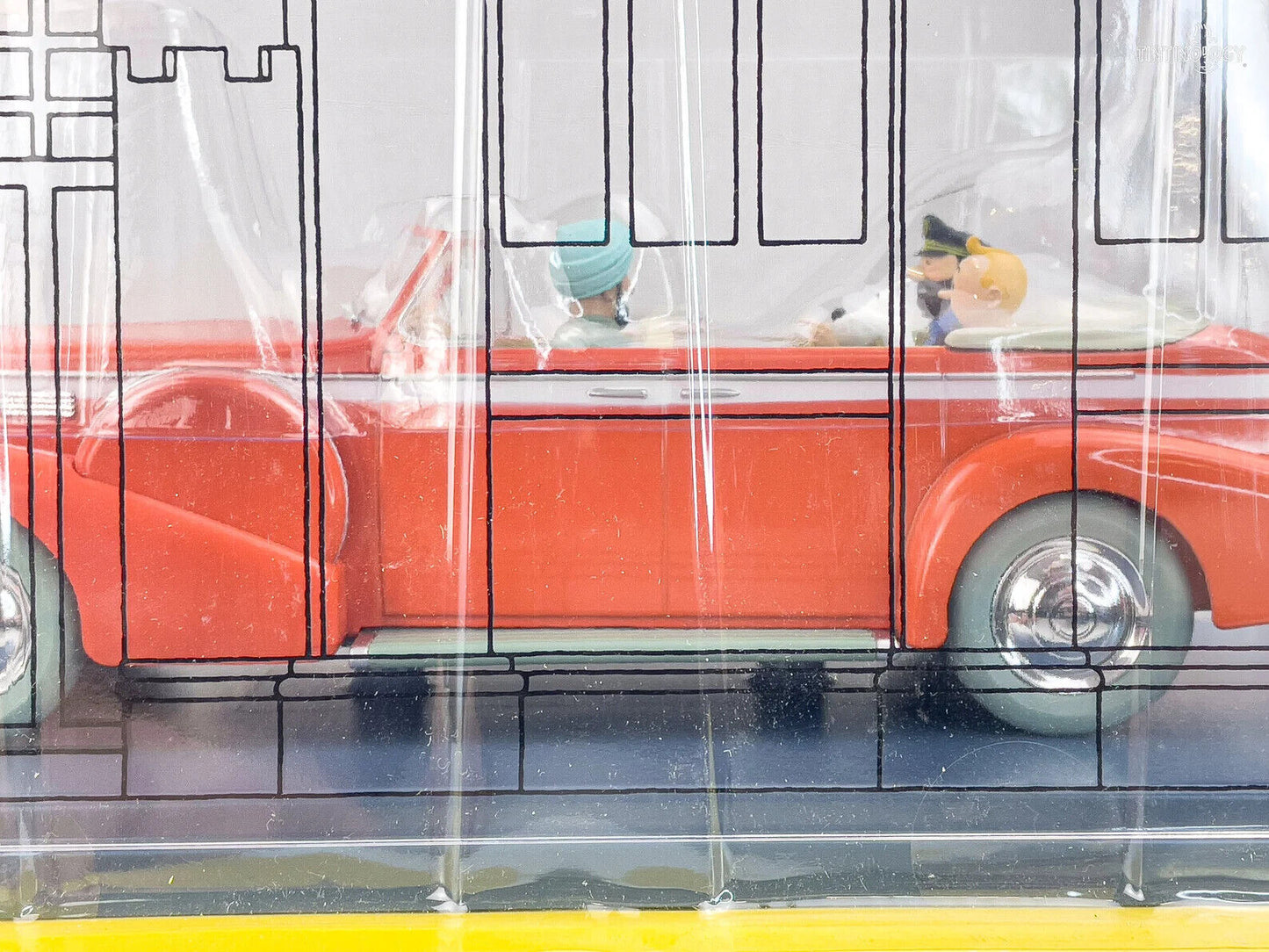 HACHETTE TINTIN 1/24 29903 New Delhi Taxi: Cadillac Fleetwood Model Car #3 Tibet