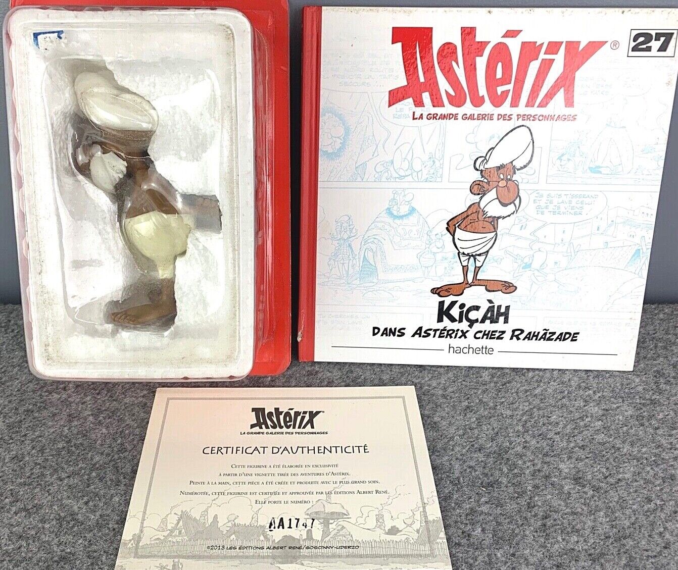 Hachette Asterix Figurine #27 Watziznehm Ed Rene Ltd 13cm Grand Galerie Figure