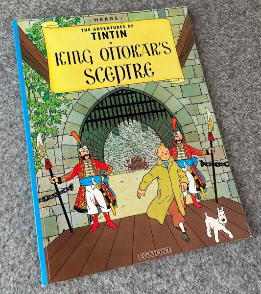 King Ottokar's Sceptre Tintin Book Egmont UK Paperback Edition