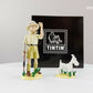 Rare Pixi Tintin Figurine 46523 "Tintin & Snowy in Congo" 2018 6cm Metal Figure
