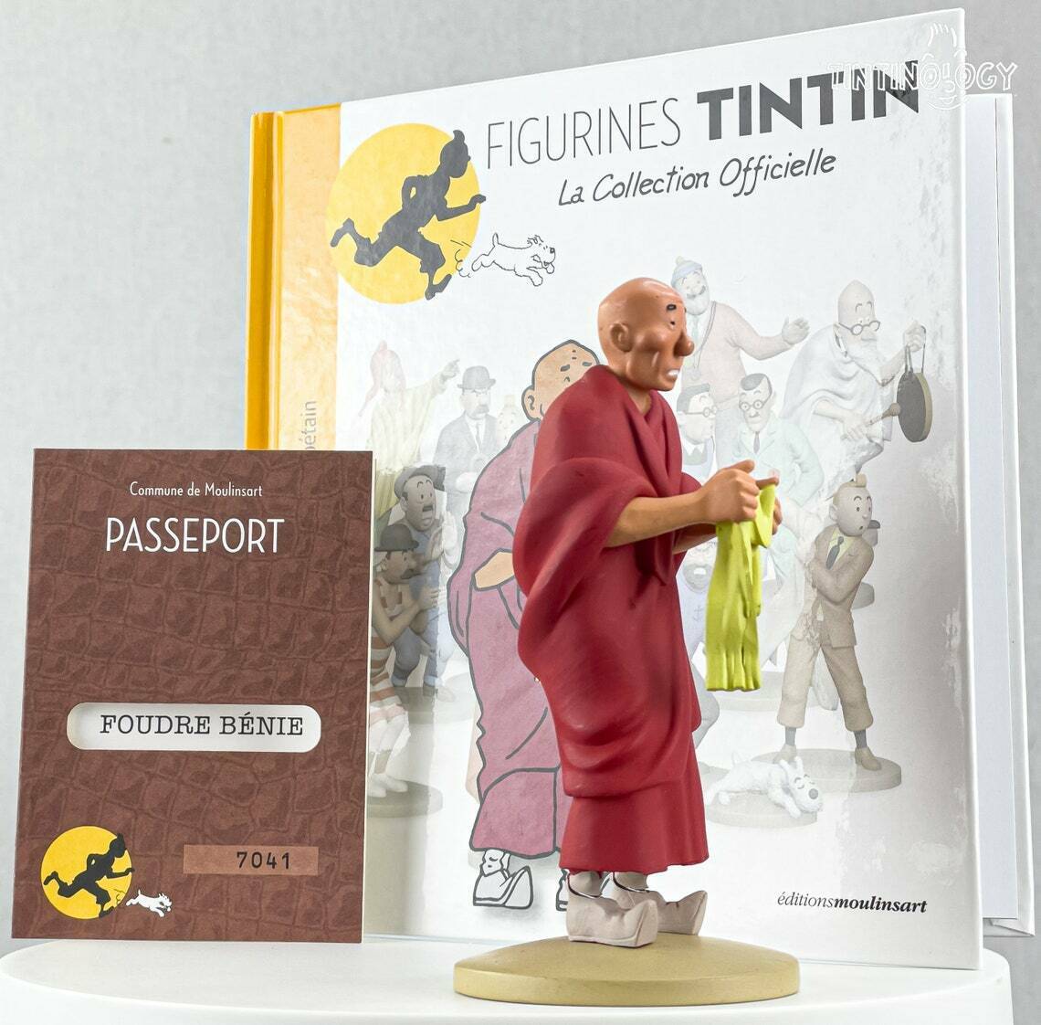 Tintin Figurine Officielle # 29 Monk Blessed Lightning: Tibet Herge model ML