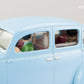 ATLAS TINTIN CAR # 25 Blue Ford Taxi 7 Crystal Balls Herge model car 1/43 Scale