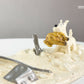 Pixi Moulinsart Figurine 46205 Haddock Snowy & Chicken 2004 Metal Figure Tintin