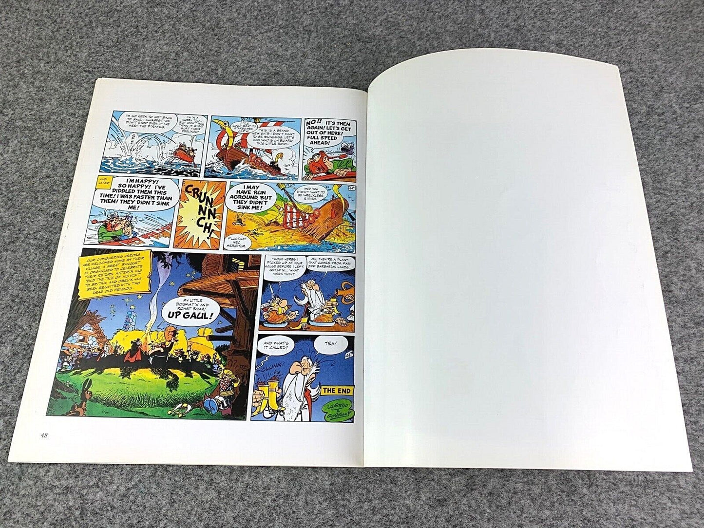 Asterix in Britain - 2000s Orion/Sphere UK Edition Paperback Book EO Uderzo