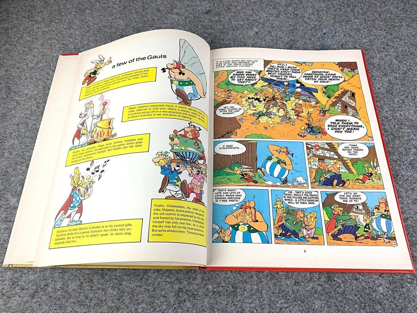 Asterix in Belgium - 1980 Hodder Dargaud 1st UK Edition Hardback Comic Book EO Uderzo