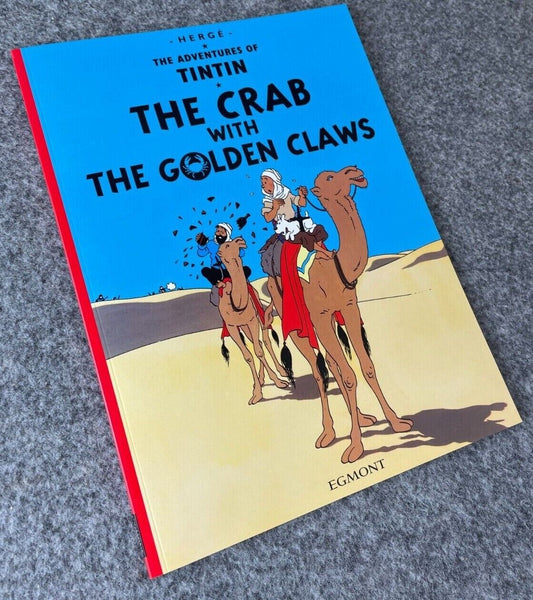 The Crab with the Golden Claws Tintin Book Egmont UK Paperback Edition