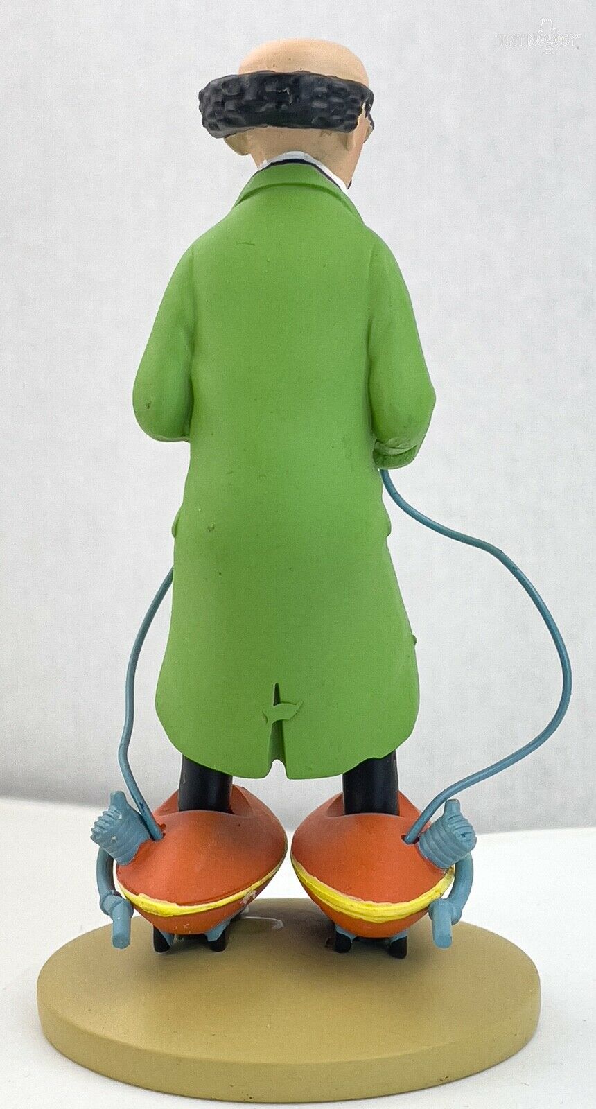 Tintin Figurines Officielle # 57 Calculus on Motorskates Herge model Figure