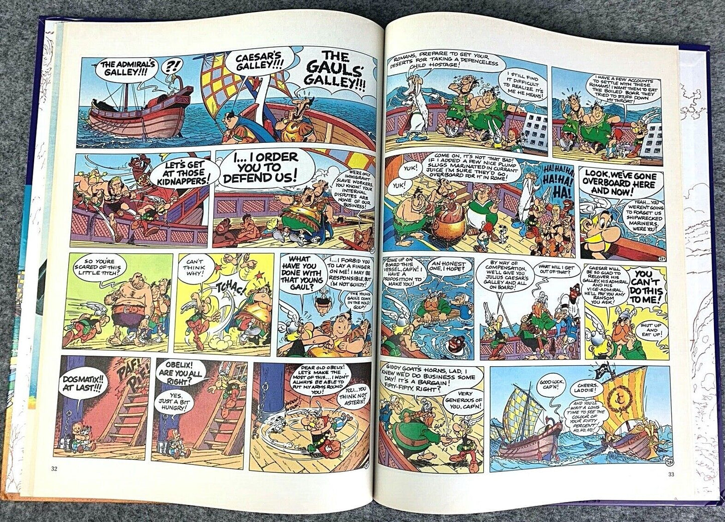 Asterix and Obelix All at Sea Hodder 1996 1st UK Edition Hardback Book EO Comic