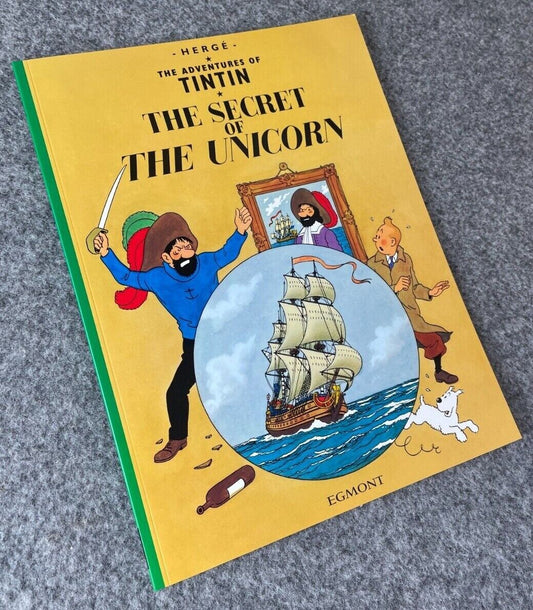 The Secret of the Unicorn Tintin Book Egmont UK Paperback Edition