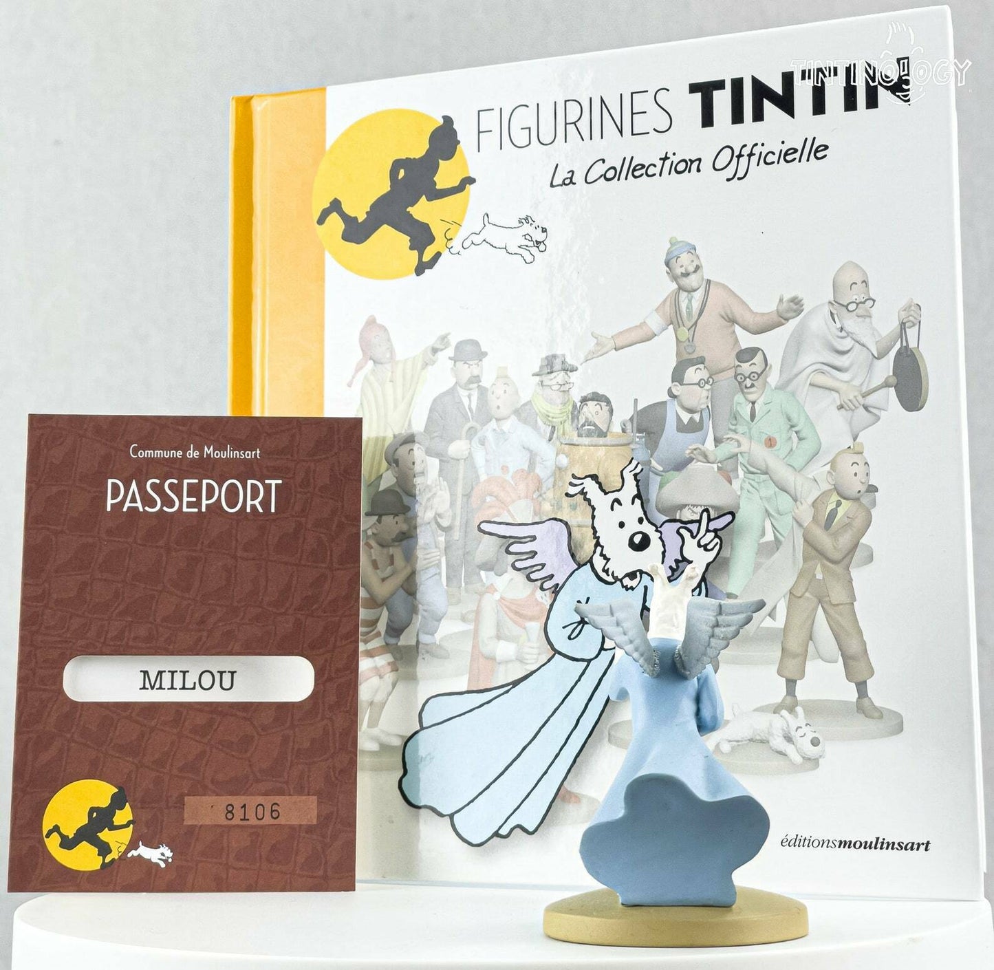 Tintin Figurines Officielle # 40 Angel Snowy - Tibet Herge model Moulinsart