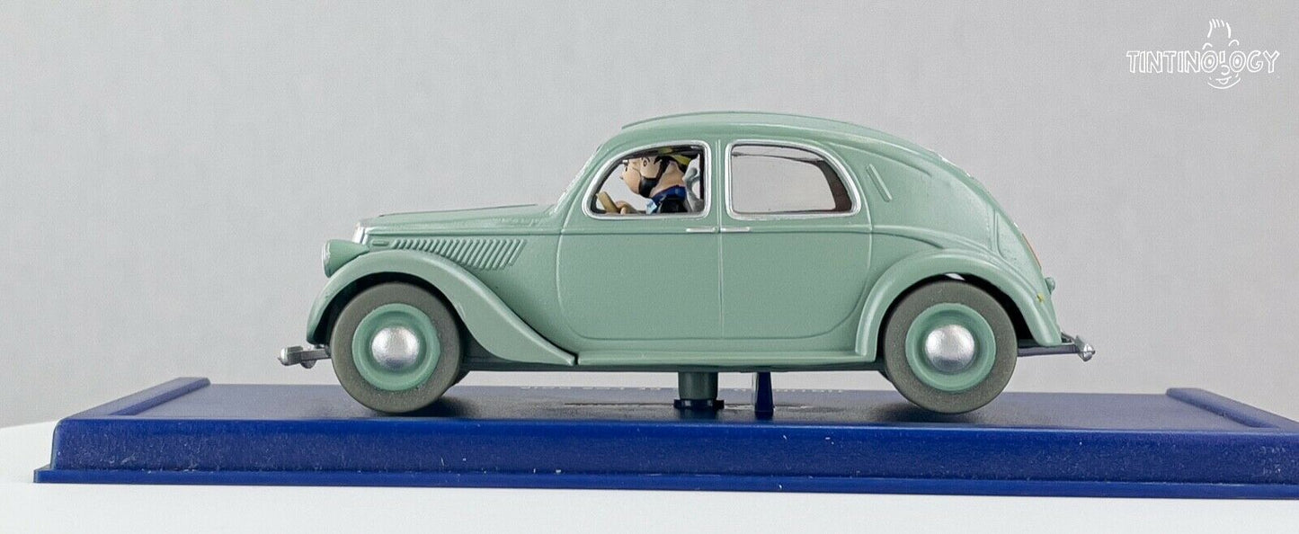 ATLAS TINTIN CAR # 20 Lancia Aprilia Land Black Gold Herge model car 1/43 Scale