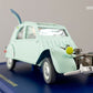 ATLAS TINTIN CAR # 33 Crashed 2CV Castafiore Emerald Herge model car 1/43 Scale