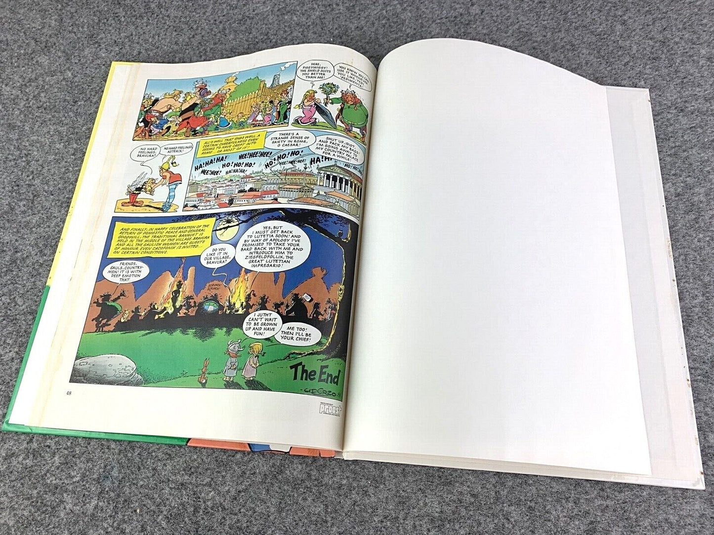 Asterix & the Secret Weapon 1991 Hodder 1st UK Edition Hardback Comic Book EO Uderzo