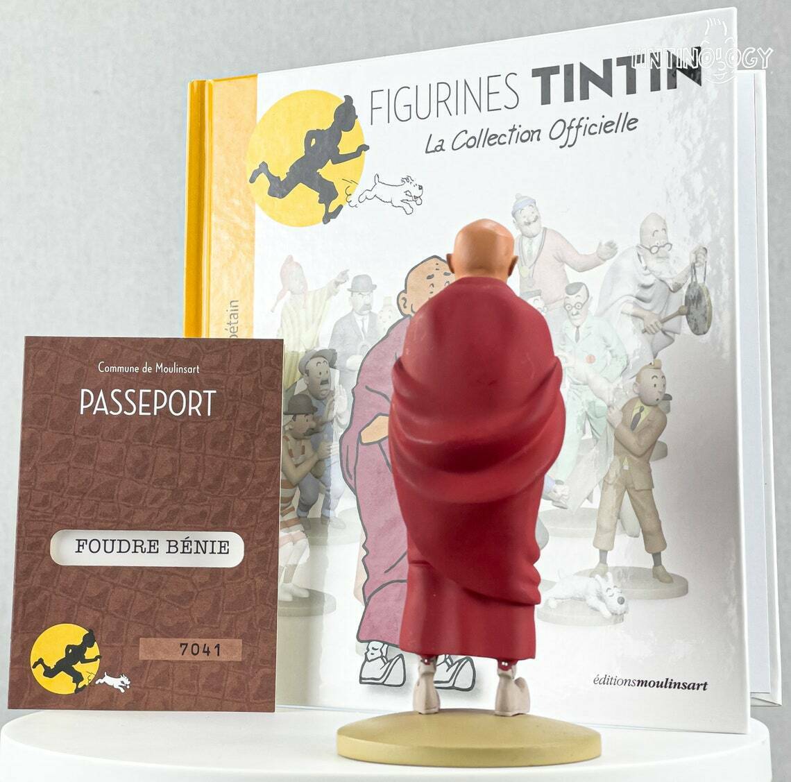 Tintin Figurine Officielle # 29 Monk Blessed Lightning: Tibet Herge model ML