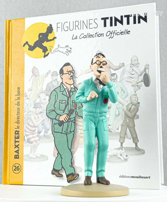 Tintin Figurines Officielle # 26 Baxter: Destination Moon Herge model Figure