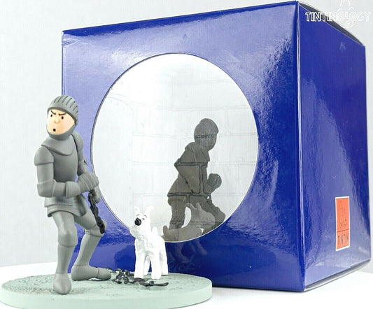 Tintin in Armour - America: Coffret/Box Scene Moulinsart Figurine 9cm Model