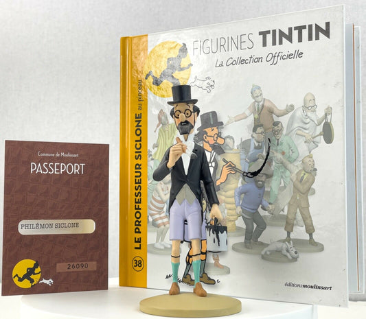 Tintin Figurines Officielle # 38 Professor Siclon Cigars of the Pharaoh Herge