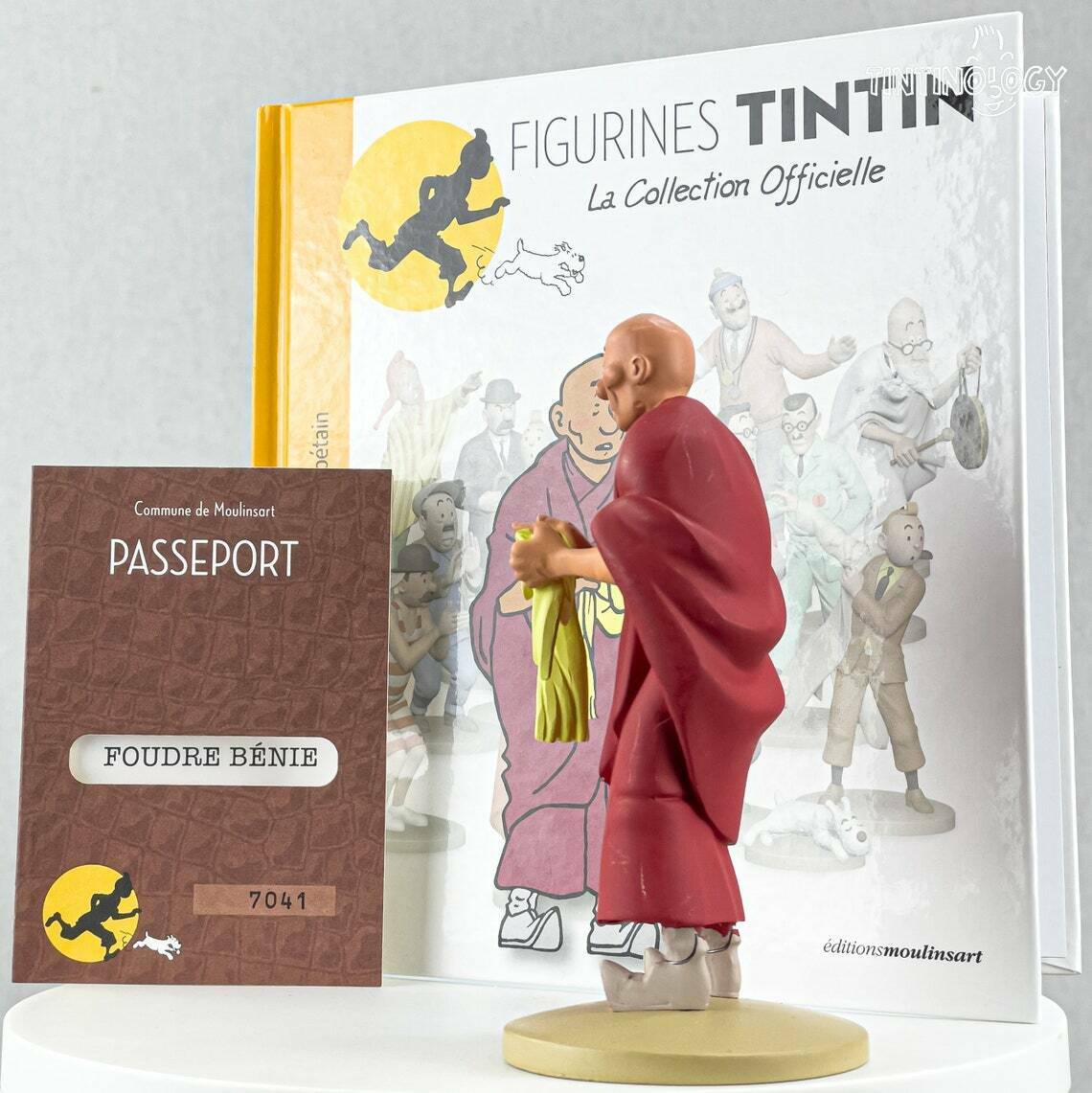 Tintin Figurine Officielle # 29 Monk Blessed Lightning: Tibet Herge model ML