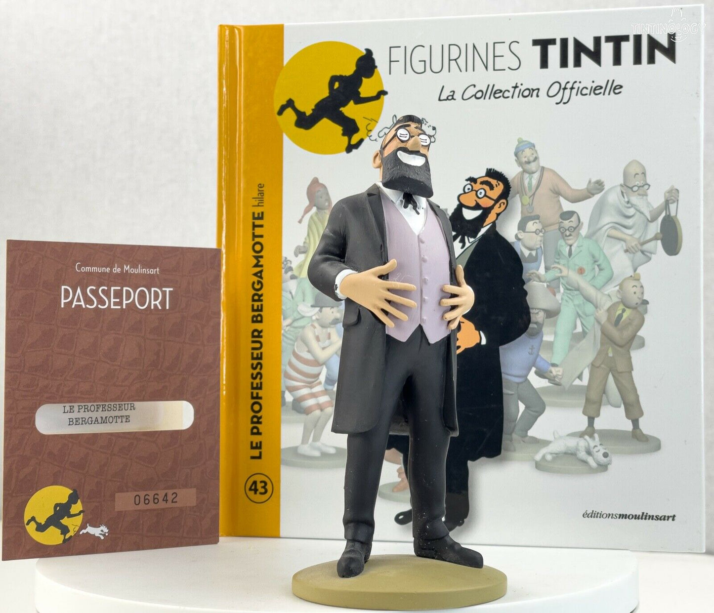 Tintin Figurines Officielle # 43 Professor Tarragon: Seven Crystal Balls Herge