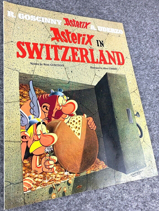 Asterix in Switzerland - 2000s Orion/Sphere UK Edition Paperback Book EO Uderzo