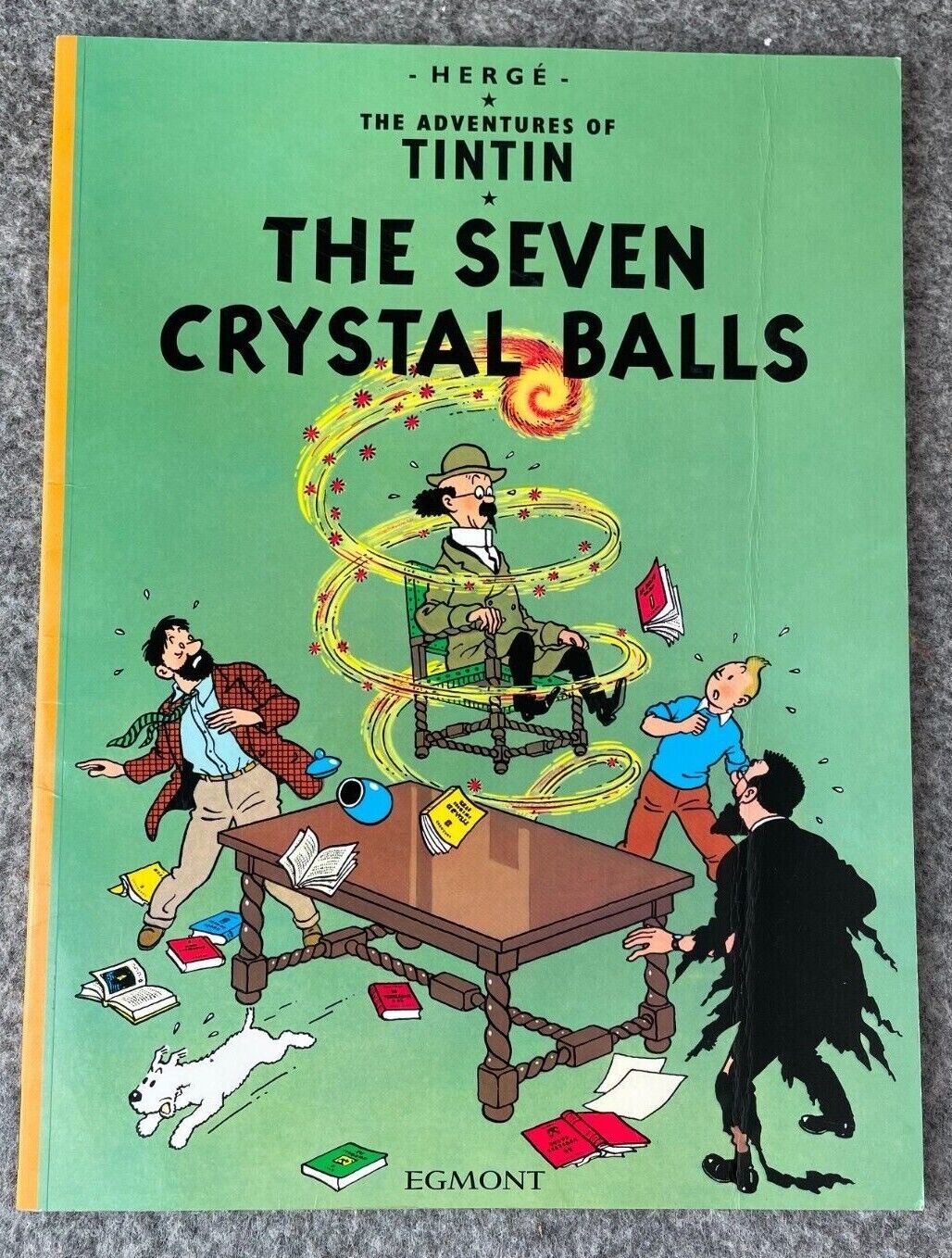 The 7 Crystal Balls Tintin Book Egmont UK Paperback Edition