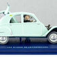 ATLAS TINTIN CAR # 33 Crashed 2CV Castafiore Emerald Herge model car 1/43 Scale