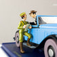 ATLAS TINTIN CAR # 68 Decapotable Bleu - Blue Lotus Herge model car 1/43 Scale