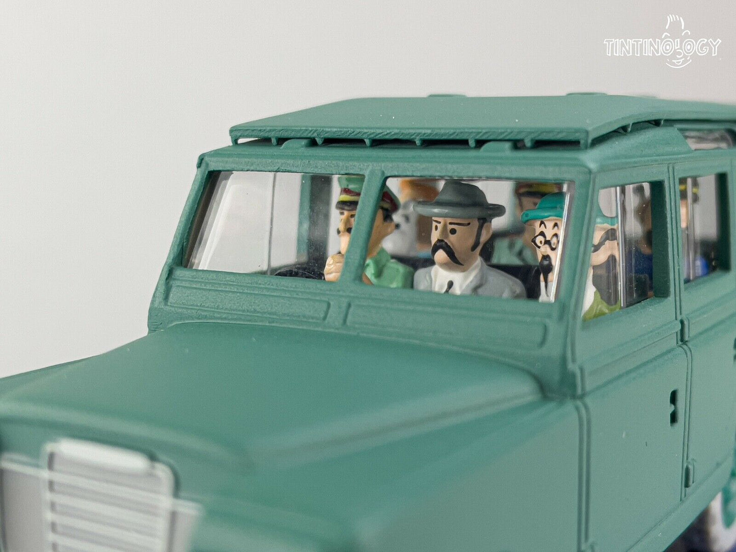 ATLAS TINTIN CAR # 43 Land Rover Defender: Picaros Herge model voiture 1/43 Scal