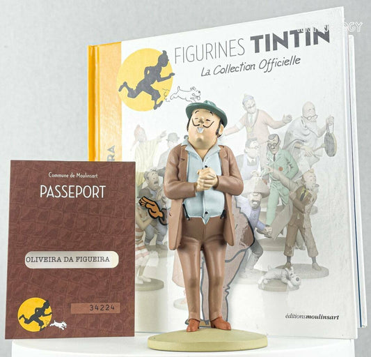 Tintin Figurines Officielle # 16 Oliveira Da Figuera model ML resin Figure