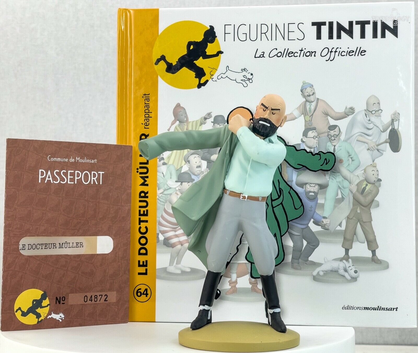 Tintin Figurines Officielle # 64 Dr Muller: Land Black Gold Herge mode ...