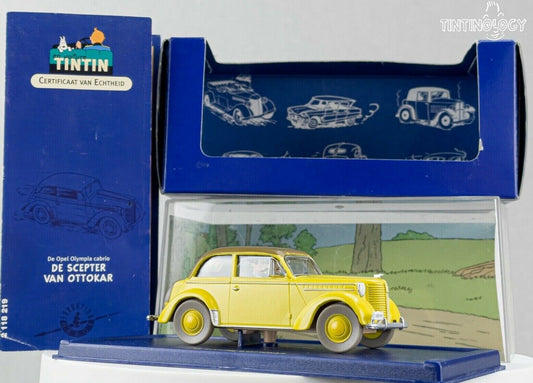 ATLAS TINTIN CAR # 19 Opel Olympia - Ottokar Herge model car 1/43 Scale Voiture