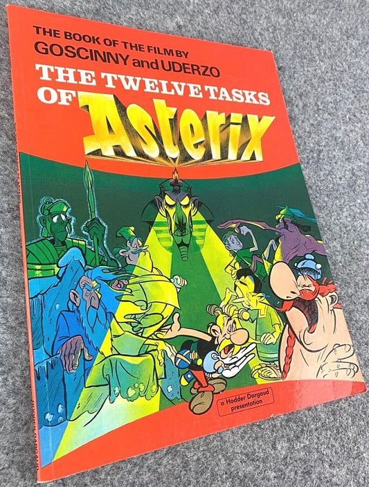 The Twelve Tasks of Asterix - 1970/80s Hodder/Dargaud UK Edition Paperback Book Uderzo