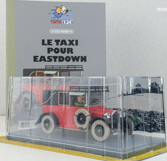 HACHETTE Tintin Car 1/24 #62 Eastdown Taxi: Black Island Model Figure