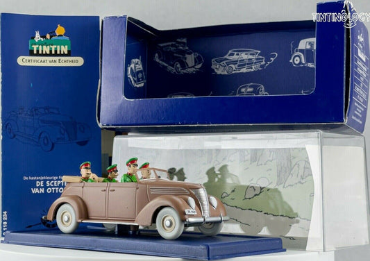 ATLAS TINTIN CAR # 34 Police Ford V8 - Ottokars Herge model car 1/43 Scale