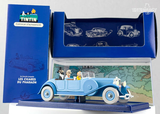 ATLAS TINTIN CAR # 5 Lincoln - Cigars Pharaoh Herge model car 1/43 Scale Voiture
