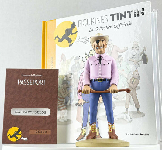 Tintin Figurines Officielle # 45 Rastapopoulos Flight 714 Herge model Moulinsart