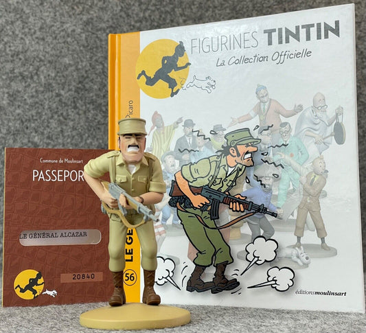 Tintin Figurine Officielle # 56 Army Alcazar: Picaros Herge resin model figure