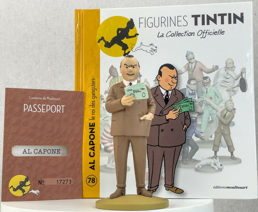 Tintin Figurine Officielle # 78 Al Capone: America ML Resin Model Figure