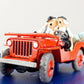 ATLAS TINTIN CAR # 7 Willys Jeep - Black Gold Herge model car 1/43 Scale Voiture